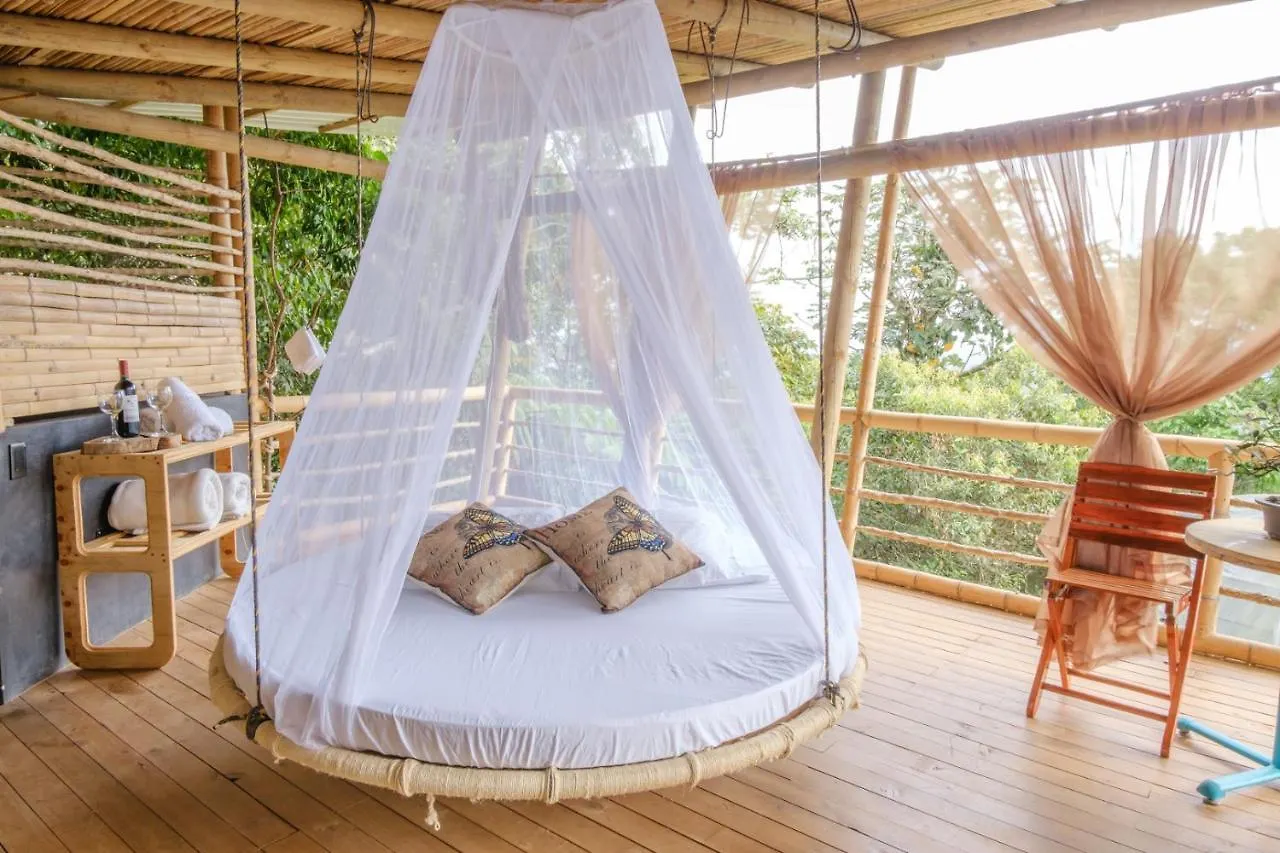 Tabatinga, Hermosa Cabana Privada En Reserva Natural - Cali Valle Del Cauca Campsite